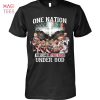 One Nation Portland Trail Blazers Under God Shirt