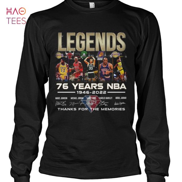 Legends 76 Years NBA 1946-2022 Shirt