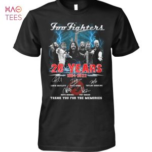 HOT Foo Fighterr 28 Years 1994-2022 Shirt