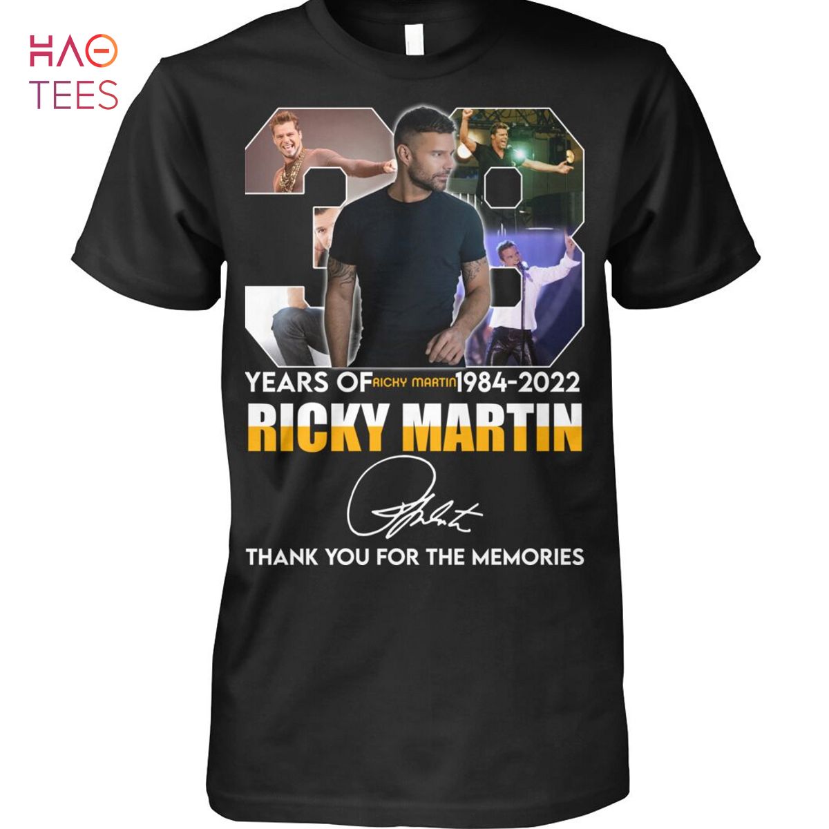 38 Years Of Ricky Martin Shirt Limited Edition
