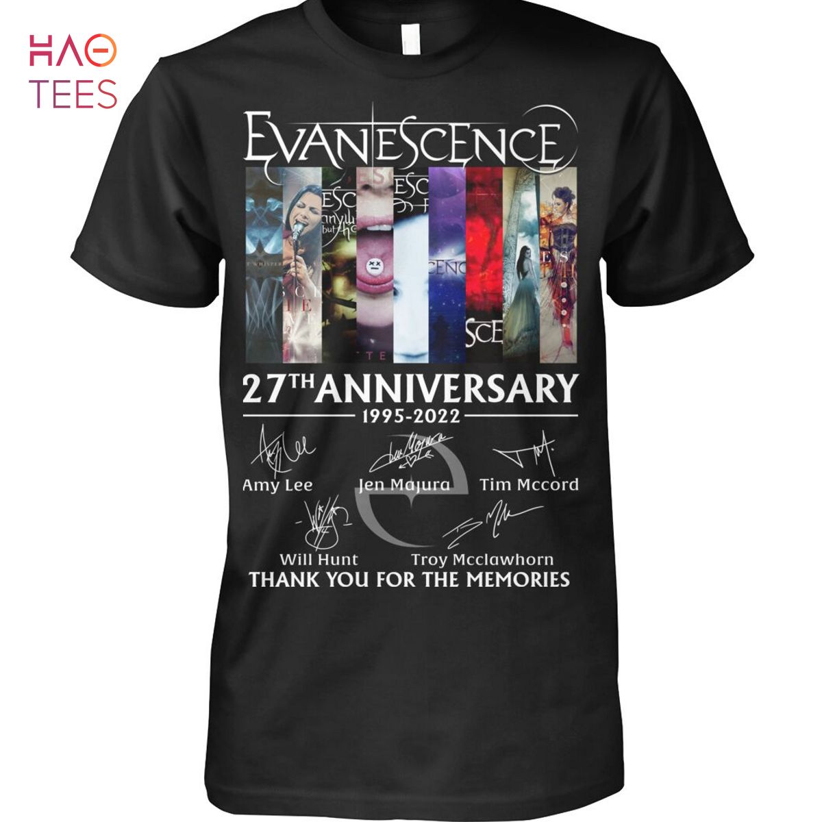 Evanescence 27 Anniversary 1995-2022 Shirt