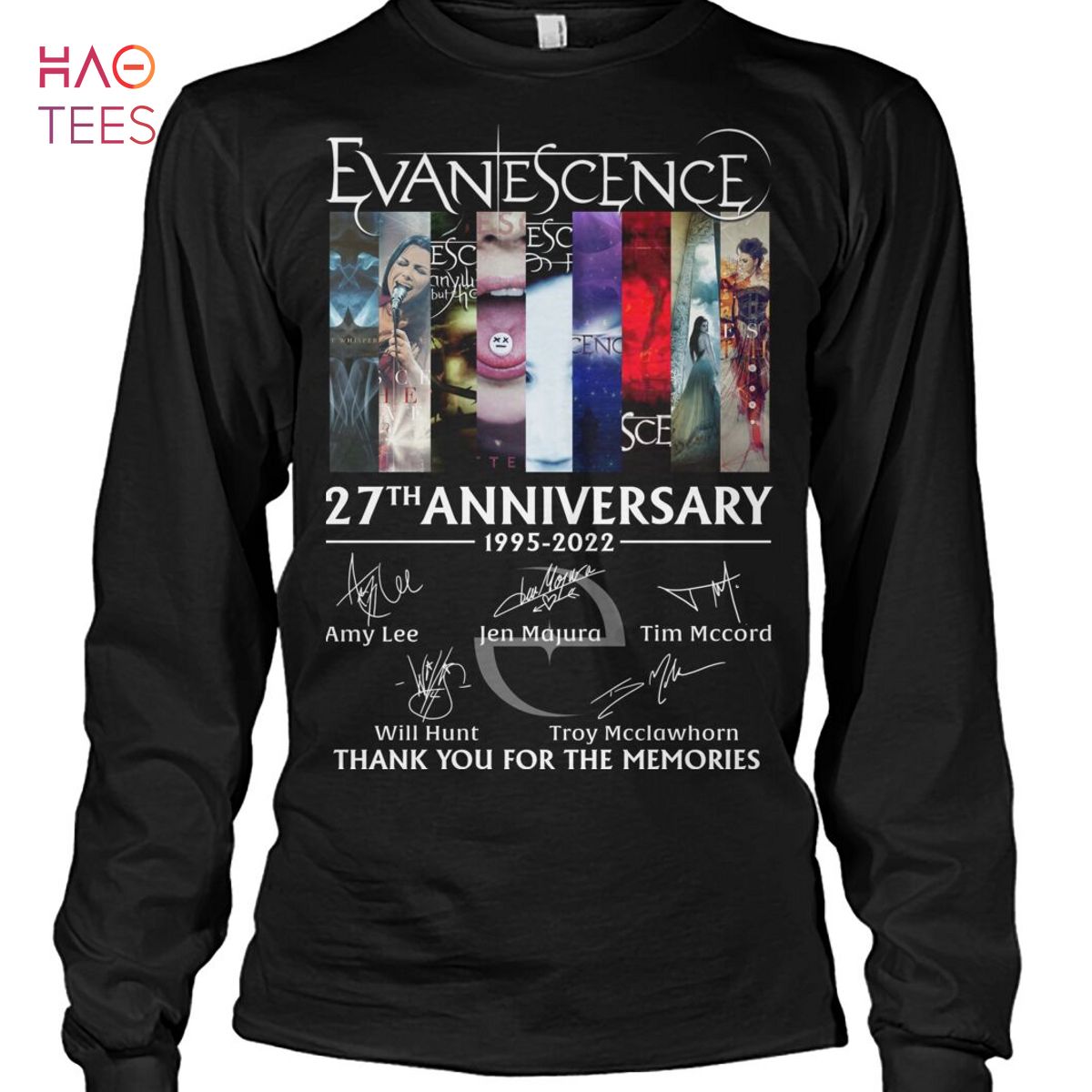 Evanescence 27 Anniversary 1995-2022 Shirt