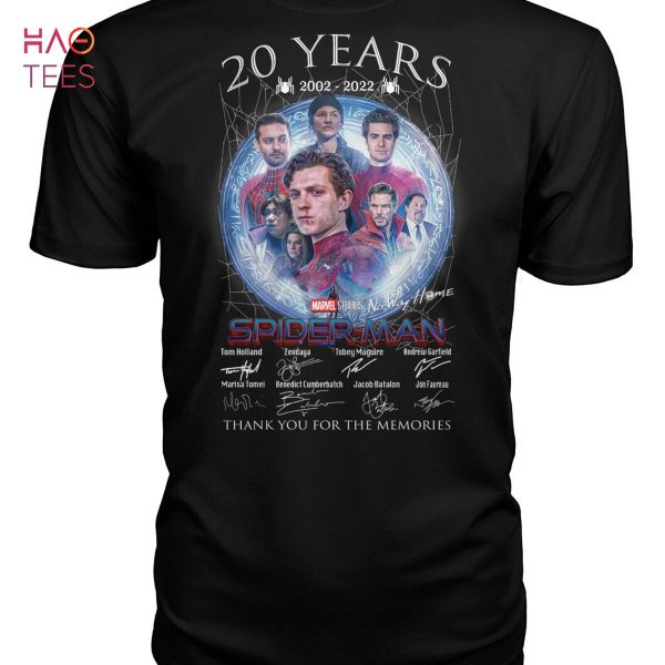 20 Years 2002-2022 Spider-Man Shirt
