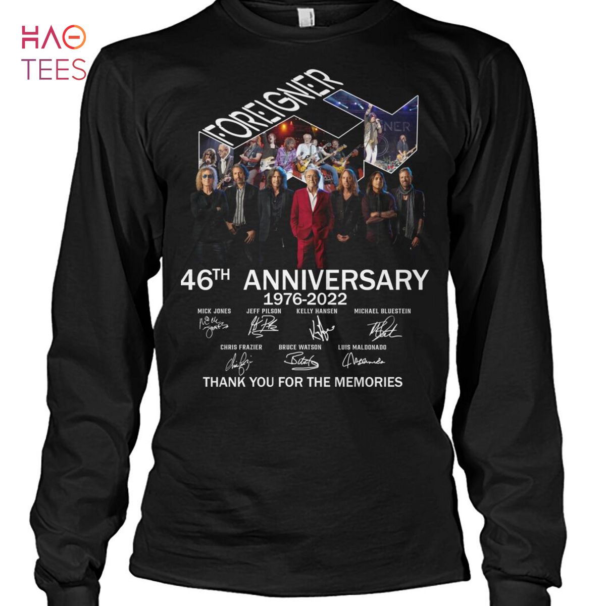 Foreigner 46 Anniversary 1976-2022 Shirt