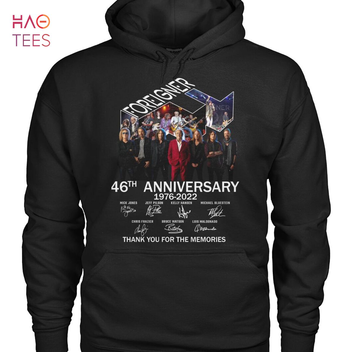 Foreigner 46 Anniversary 1976-2022 Shirt