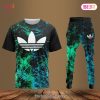 BEST Adidas Luxury Brand Full Printing Logo 3D T-Shirt And Pants Limited Edition