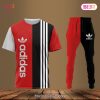 BEST Adidas Ombre Black White Luxury Brand T-Shirt And Pants Limited Edition