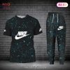 BEST Nike Basic Color Black White Luxury Brand T-Shirt And Pants Limied Edition