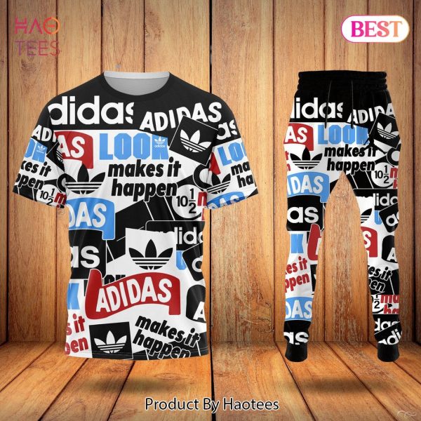 NEW Adidas Makes It Happen Luxury Brand T-Shirt And Pants POD Design