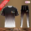BEST Adidas Black Mix Blue Luxury Brand T-Shirt And Pants Limited Edition