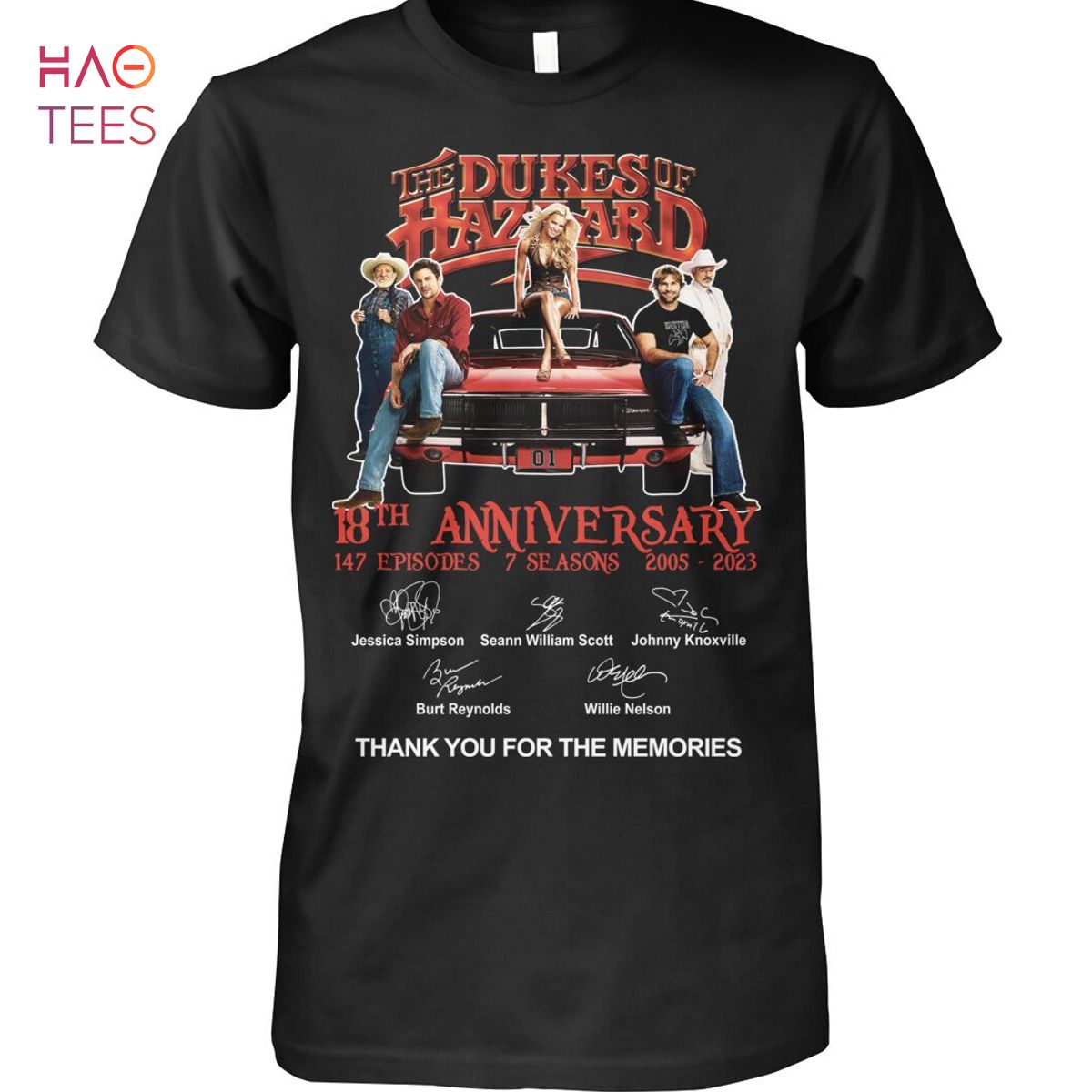 18 Anniversary The Dukes Of Hazzard Shirt