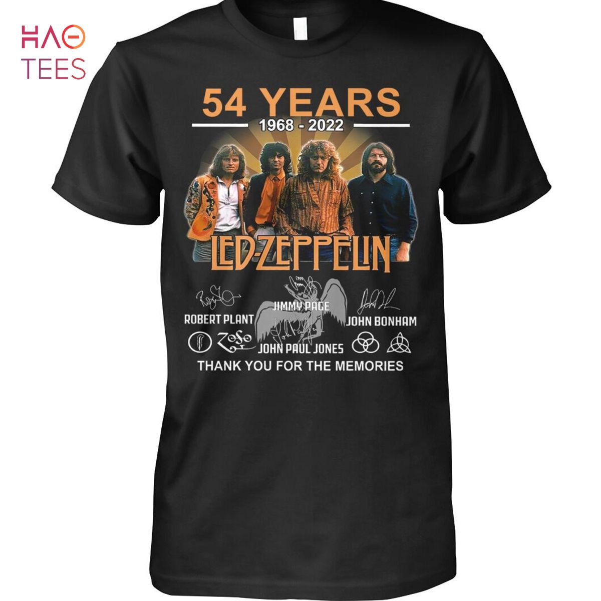 54 Years 1968-2022 Led-Zeppelin Shirt