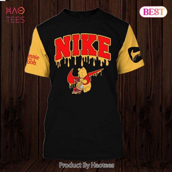 AVAILABLE Nike Winnie The Pooh Luxury Brand 3D T-Shirt Limited Edition