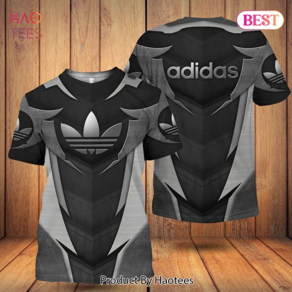 BEST Adidas 3D T-Shirt Logo Grey Original