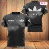 BEST Adidas 3D T-Shirt Logo Grey Original