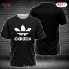 BEST Adidas 3D-Tshirt Black White Luxury Color