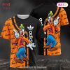 BEST Adidas Mickey Mouse 3D T-Shirt Black White Luxury Color