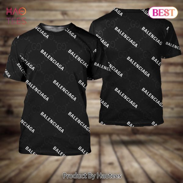 BEST Gucci And Balenciaga Luxury Brand 3D T-Shirt POD Design