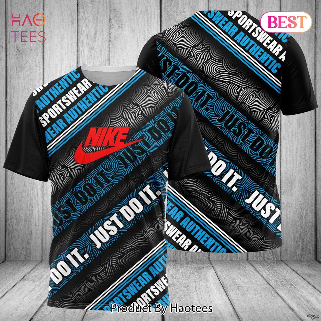 BEST Nike Just Do It Luxury Brand 3D T-Shirt POD Design