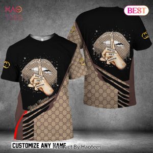 Gucci Customize Name 3D T-Shirt Luxury Brand POD Design