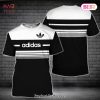 HOT Adidas 3D T-Shirt Black Mix Grey Logo