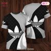 HOT Adidas 3D T-Shirt Original Logo Limited Edition
