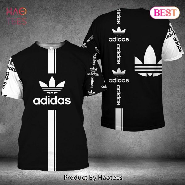 HOT Adidas 3D T-Shirt Original Logo Limited Edition