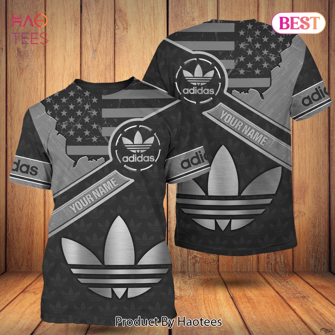 HOT Adidas 3D T-Shirt Your Name Design Limited Edition