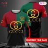 HOT Gucci Luxury Brand Black Square Stripe 3D T-Shirt HOT Gucci Luxury Brand Black Square Stripe 3D T-Shirt