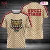 HOT Gucci Luxury Brand Red Mix Green 3D T-Shirt Limited Edition