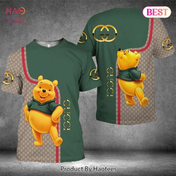 HOT Gucci Winnie The Pooh Luxury Brand 3D T-Shirt Limited Edition