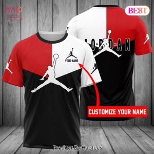 HOT Jordan Logo Luxury Brand 3D T-Shirt POD Design