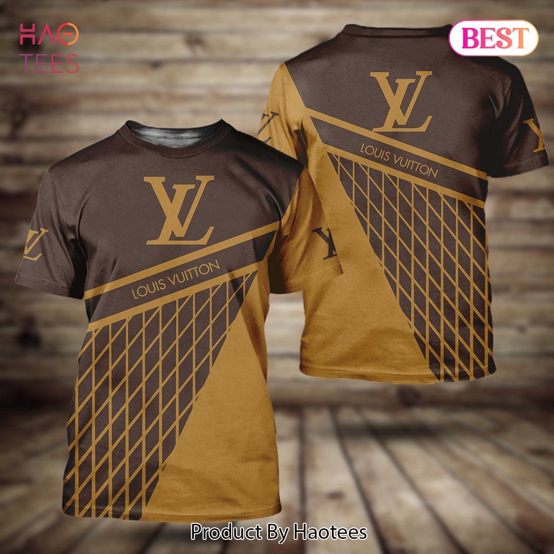 HOT Louis Vuitton Diagonal Plaid 3D T-Shirt Limited Edition