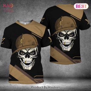 HOT Louis Vuitton Skullcap Luxury Brand 3D T-Shirt Limited Edition