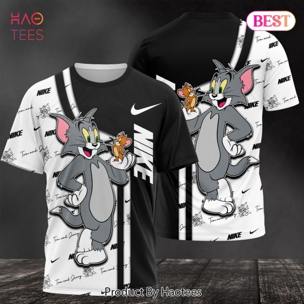 HOT Nike Tom And Jerry Cartoon 3D T-Shirt Luxury Brand Limited Edition