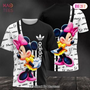 HOT Pink Mickey Mouse Adidas 3D T-Shirt Limited Edition