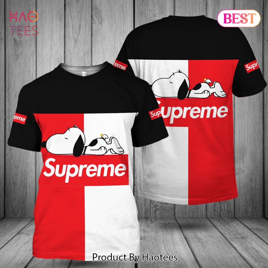 HOT Snoopy Cartoon Supreme 3D T-Shirt Limited Edition