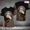 Louis Vuitton Customize Name 3D T-Shirt Luxury Brand POD Design