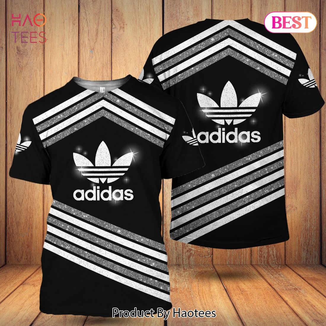 NEW Adidas 3D T-Shirt Stripe Pattern Twinkle Limited Edition