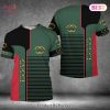 NEW Gucci Green Black Red Luxury Brand 3D T-Shirt