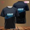 NEW Nike Blue Mix White Luxury Brand 3D T-Shirt Limited Edition
