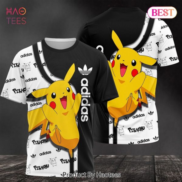 NEW Pikachu Adidas 3D T-Shirt Limited Edition
