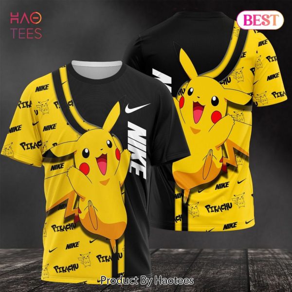 NEW Pikachu Nike Luxury Brand 3D T-Shirt POD Design