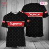 NEW Supreme Red Mix White Luxury Color 3D T-Shirt Limited Edition