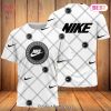 Nike Grey Mix Black Luxury Brand 3D T-Shirt Limited Edition