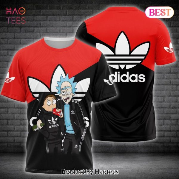 Rick And Morty Logo Adidas 3D T-Shirt Limited Edition