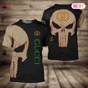 THE BEST Gucci Luxury Brand Skullcap 3D T-Shirt Limited Edition