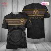 THE BEST Louis Vuitton Luxury Brand Full Brown Color 3D T-Shirt