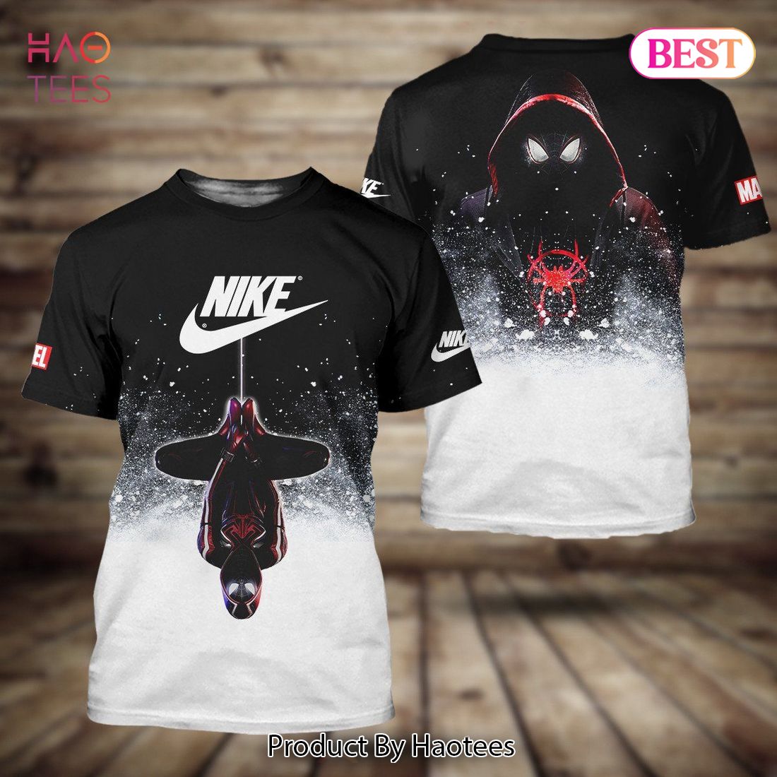afgewerkt Voortdurende Oxideren THE BEST Nike Spiderman Luxury Brand 3D T-Shirt POD Design