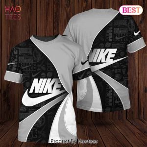 THE BEST Nike White Grey Black Luxury Brand 3D T-Shirt Limited Edition